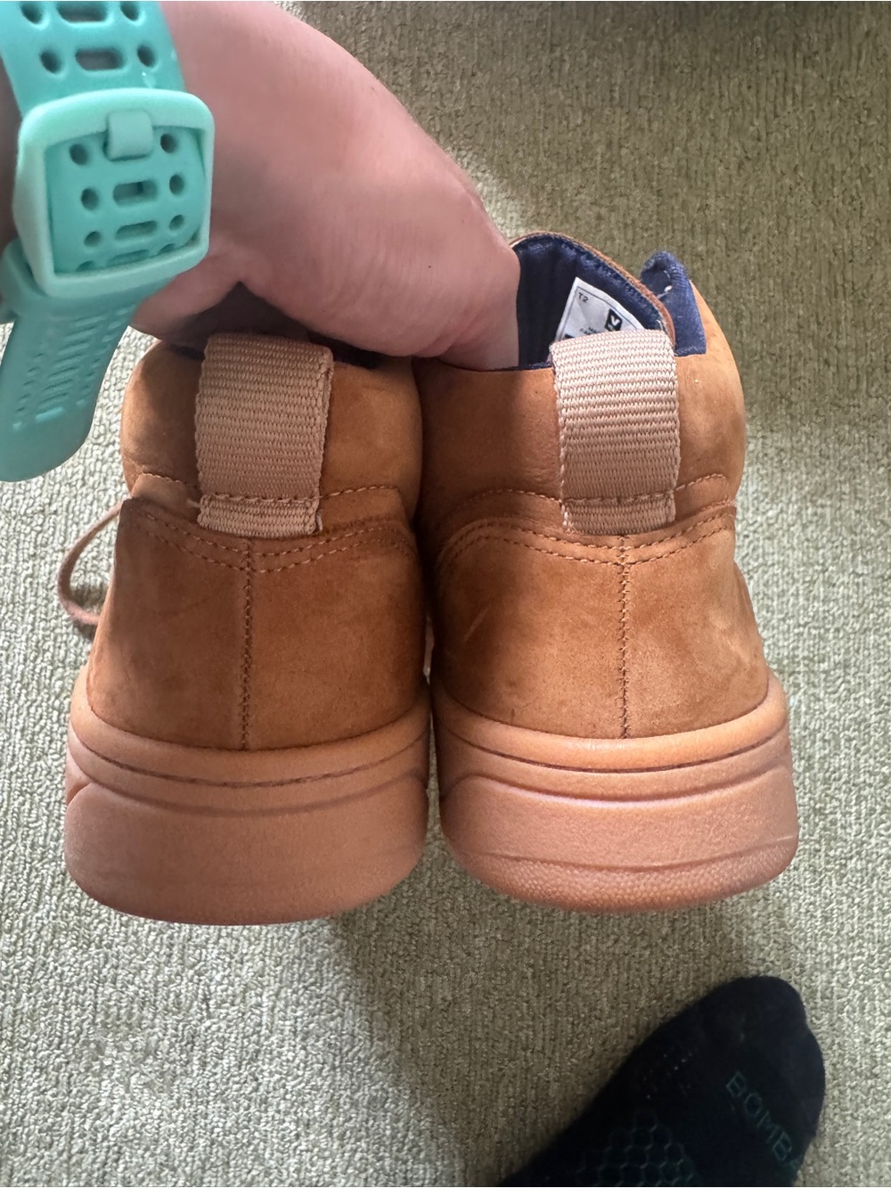 Veja Tan Suede Sneakers